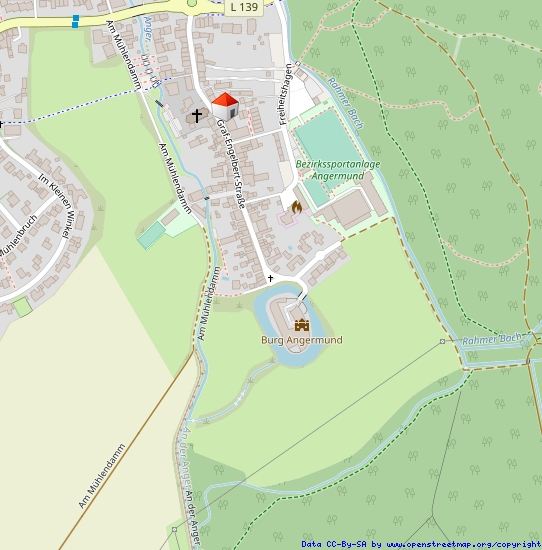 Ideale Familien-Wohnung in Angermund - Lageplan