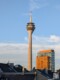 Sanierter Altbau zwischen Rheinturm und Martinskirche - Ausblick Rheinturm