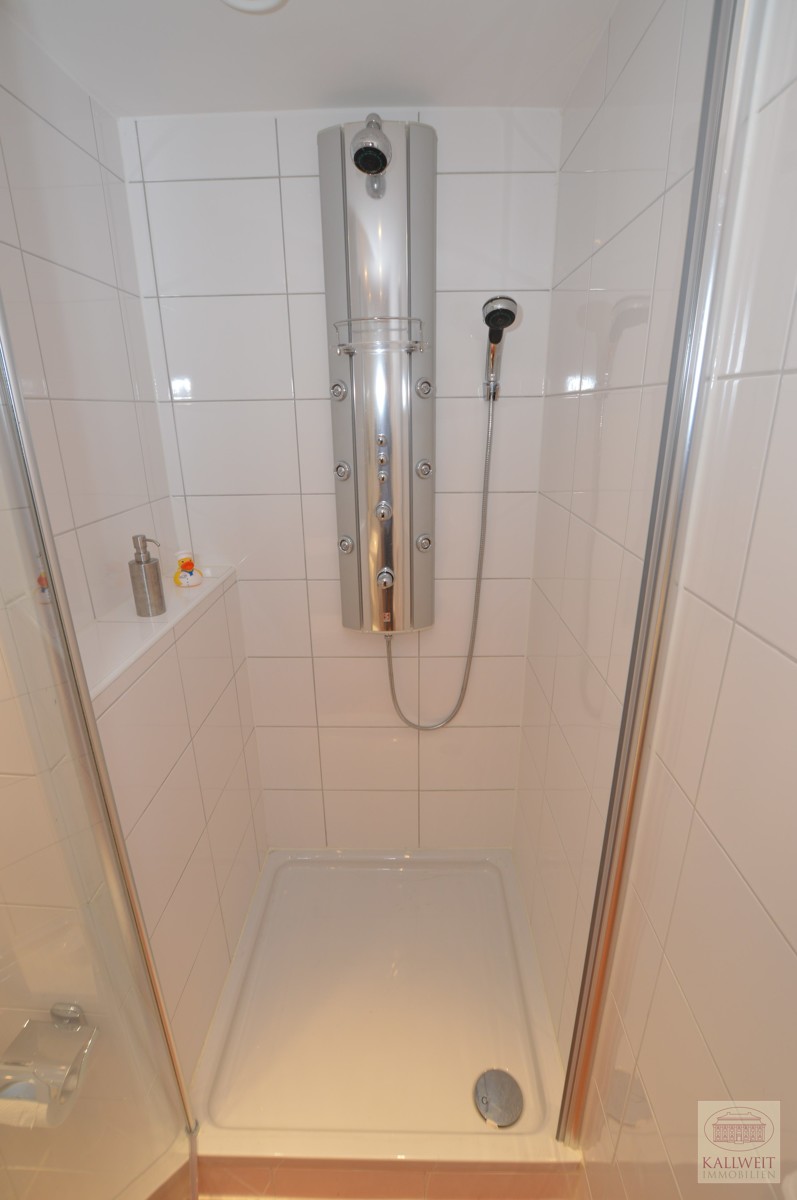 Gemütliches Großraum-Apartment am Rheinpark - Dusche