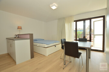 Unterbilk / Friedrichstadt: Modernes 1-Raum Apartment mit Balkon, 40217 Düsseldorf (Unterbilk), Kirchfeldstrasse